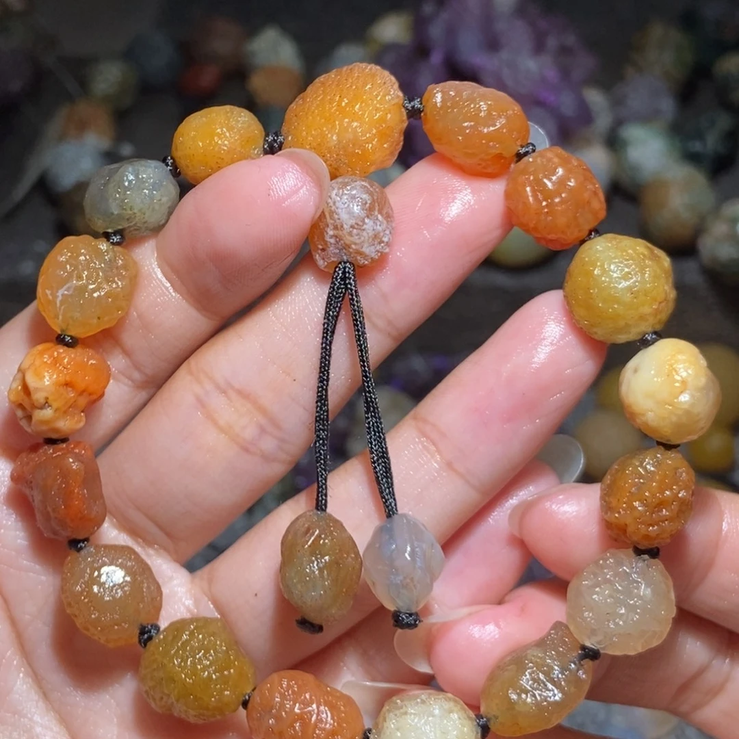 未镶嵌玛瑙/玉髓珠宝半成品