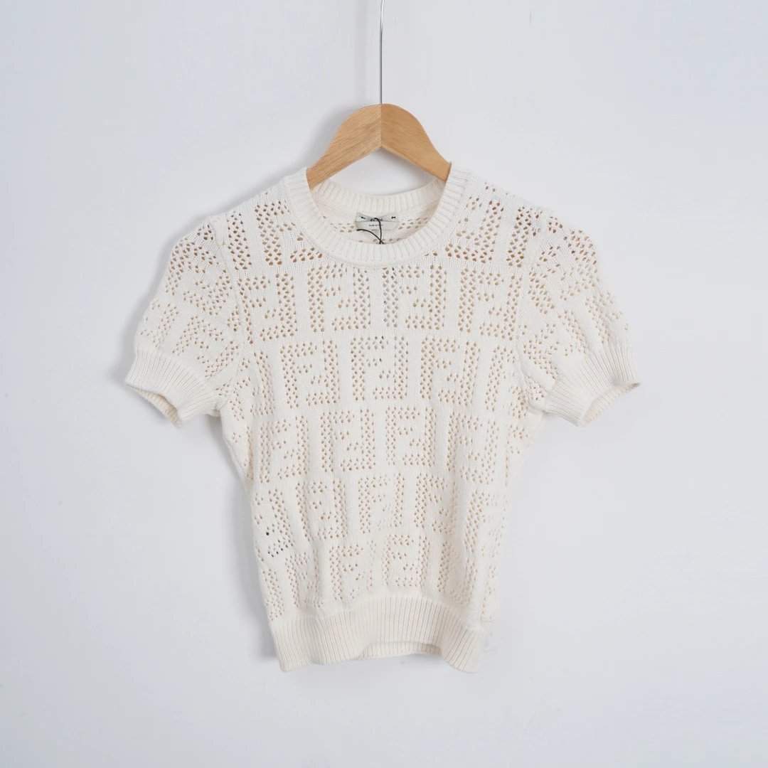 95新 FENDI/芬迪 锦纶/SC0683/短袖/40码/芬迪女装