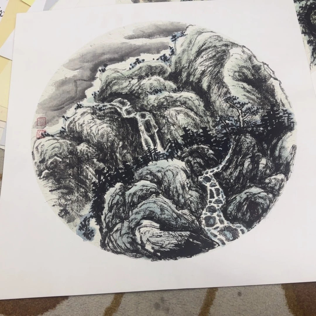 国画50-50卡纸作品童