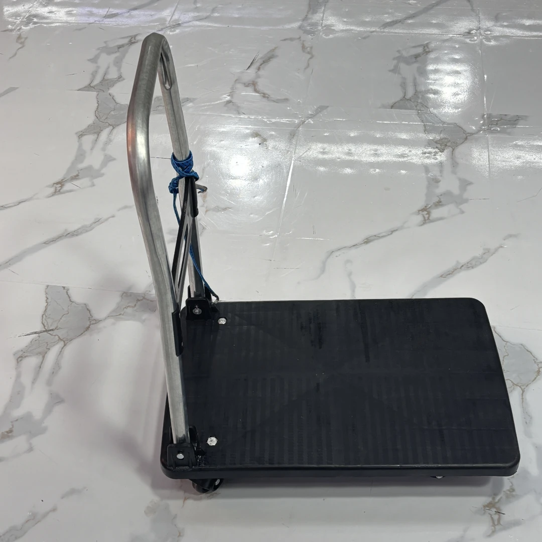 手推车静音拉车小推车折叠拉货便携家用快递搬运车搬运拖车平板车