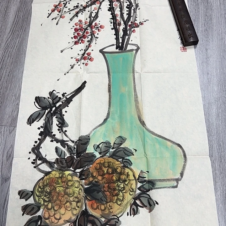 国画恭喜发财恭喜发财