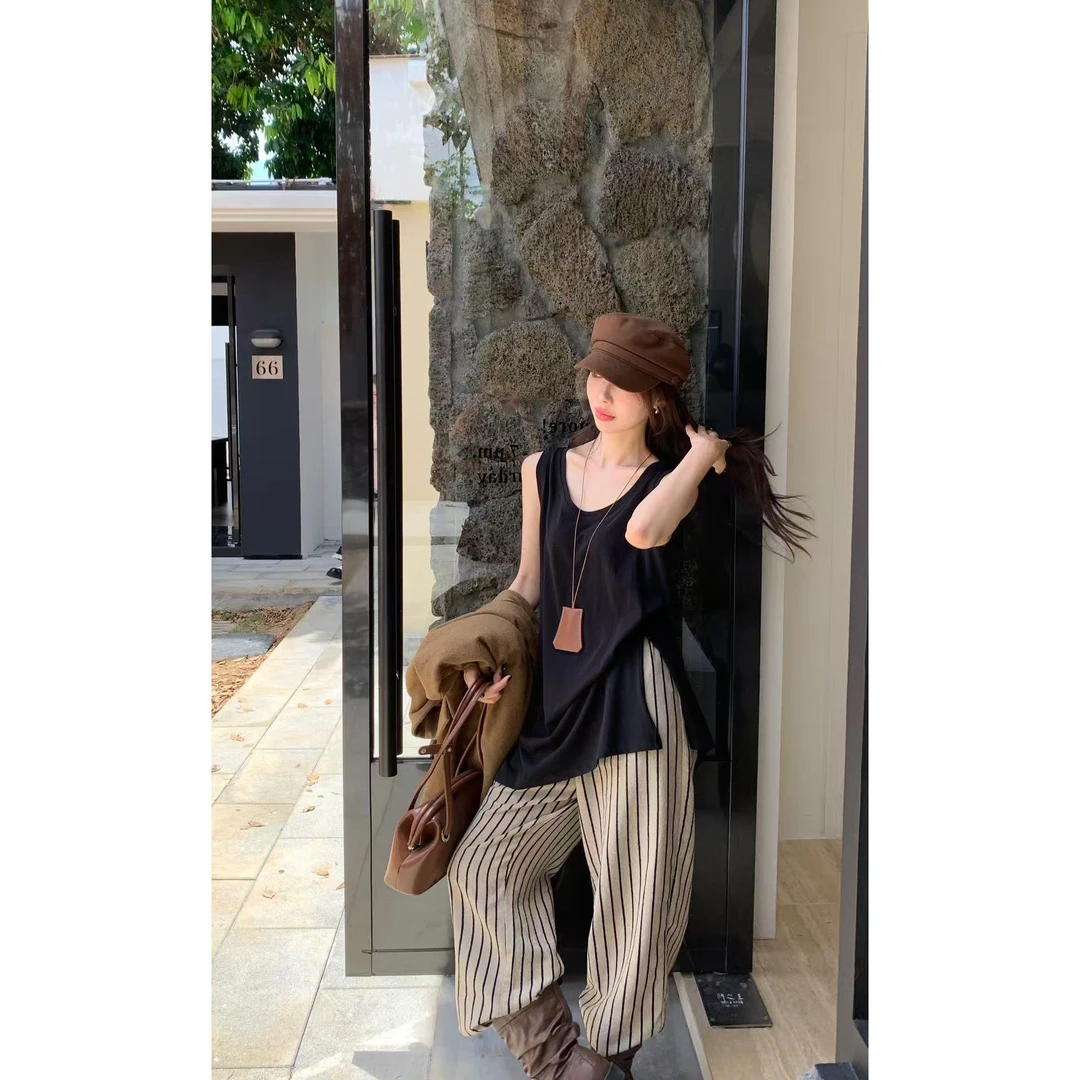 【福利】闰熙4-韩版设计感休闲背心#5853