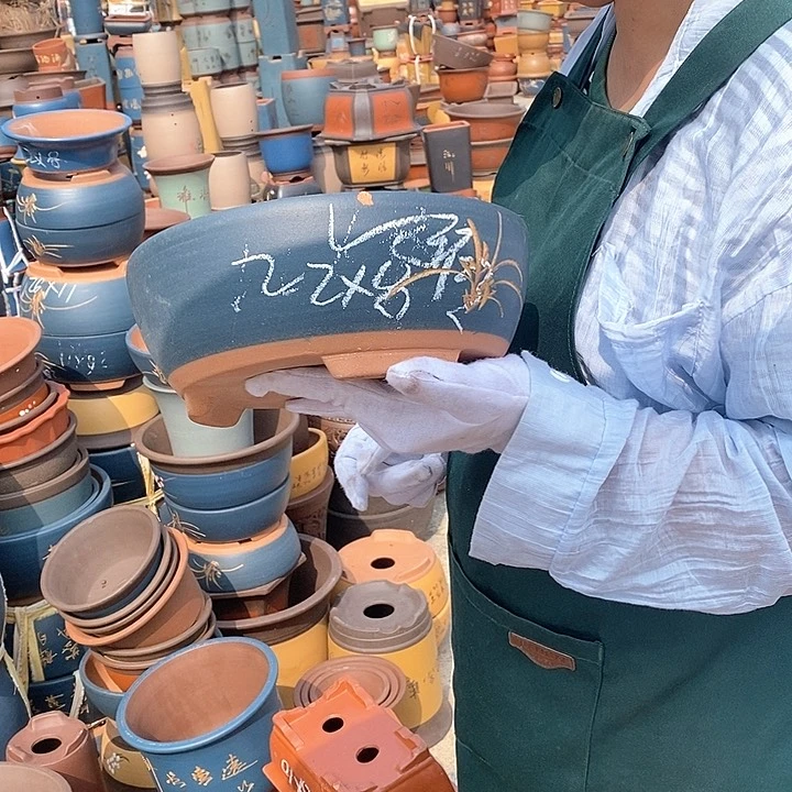 紫砂花盆紫砂花盆