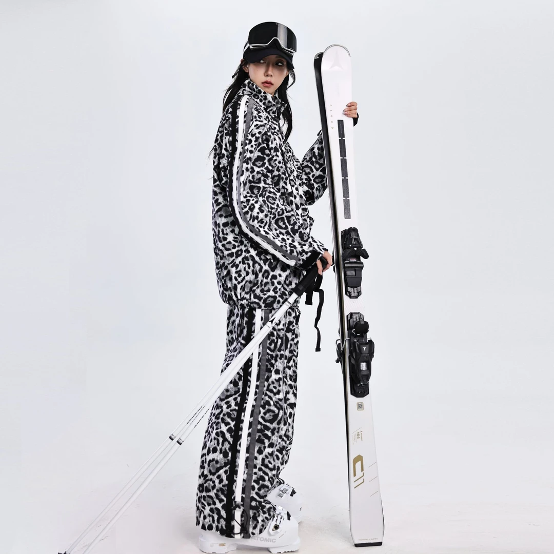 ZACHARIAH【小雪豹】滑雪服女套装单板双板防水保暖个性滑雪衣男