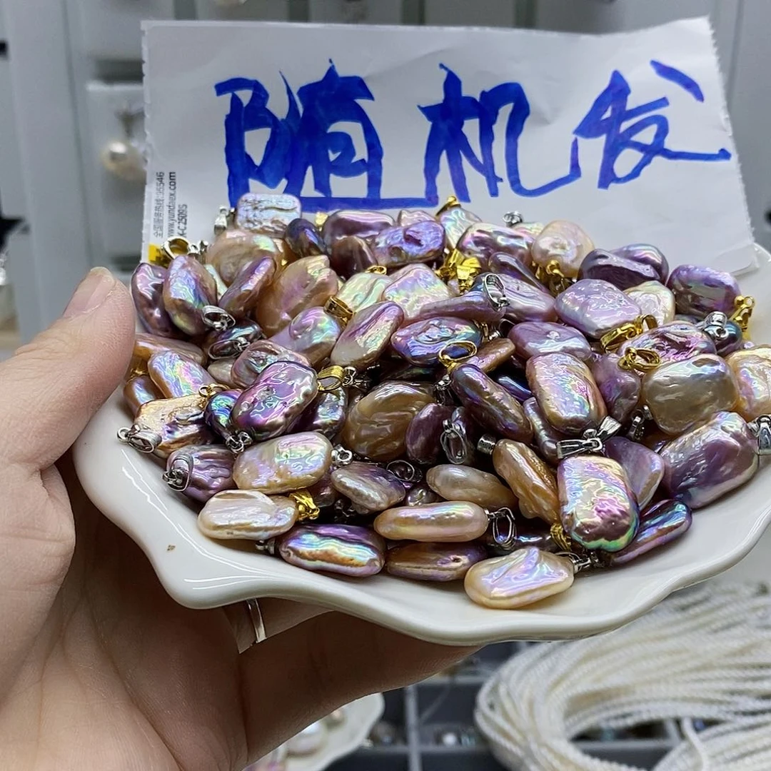 颈饰合金淡水珍珠