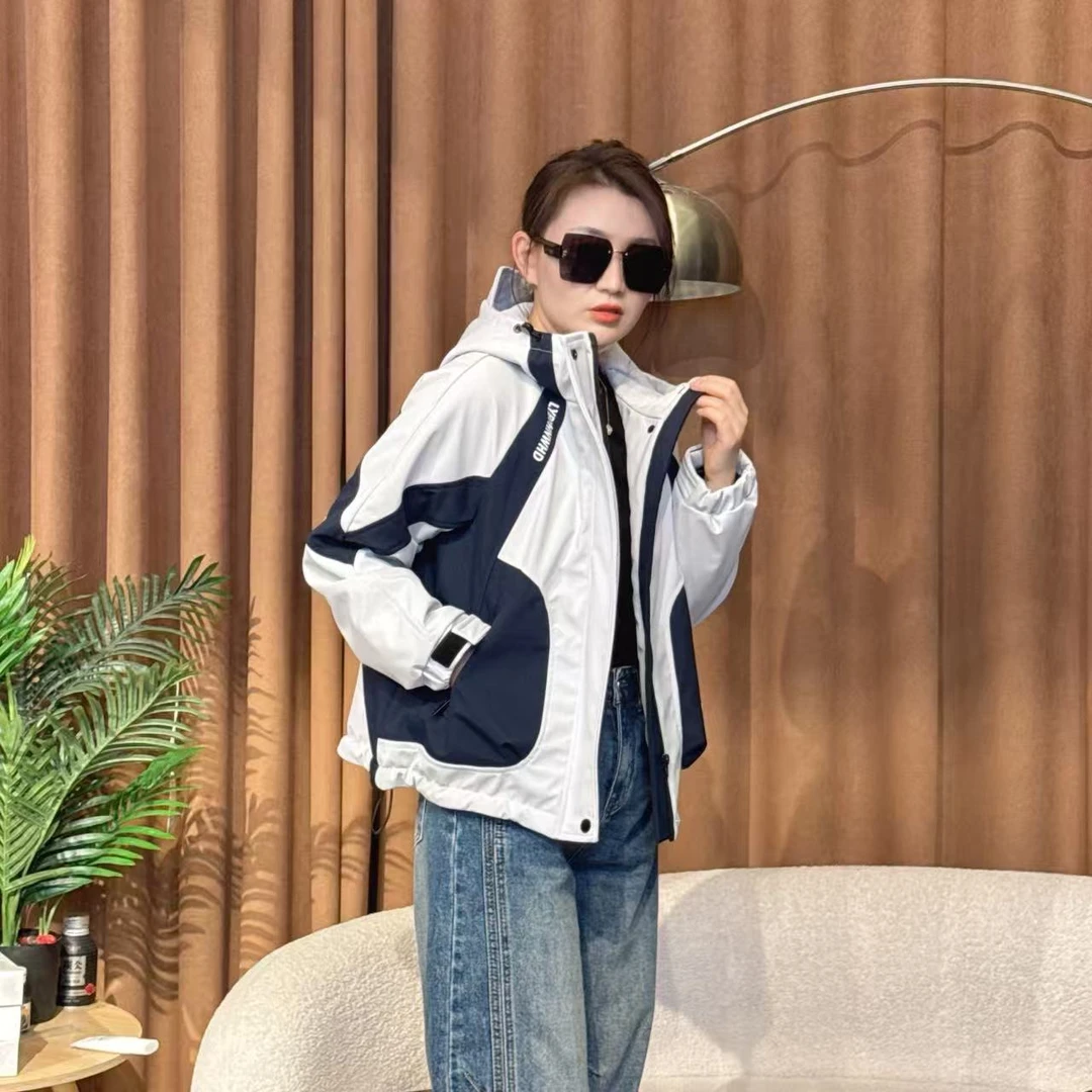 【二婷推荐】25 新款时尚百搭撞色休闲外套2537