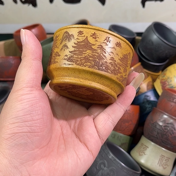 茶杯紫砂全手工紫砂主人杯