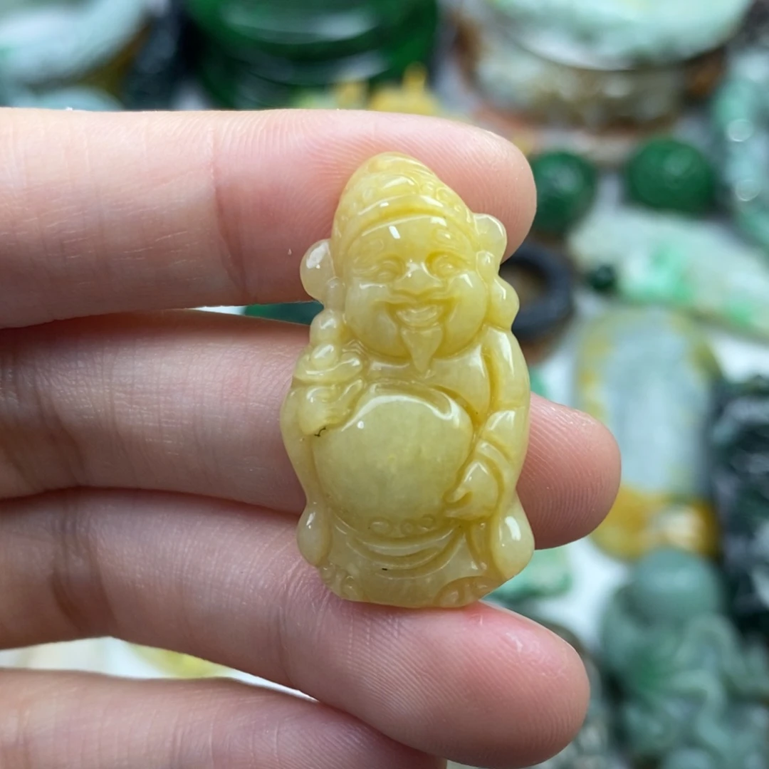 颈饰未镶嵌翡翠吊坠