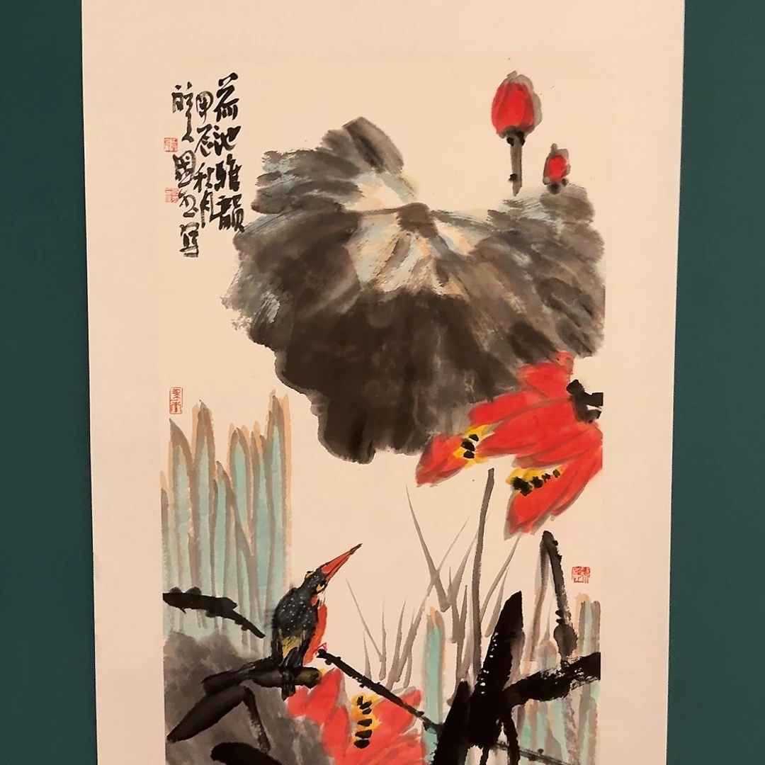 国画单老师作品画作