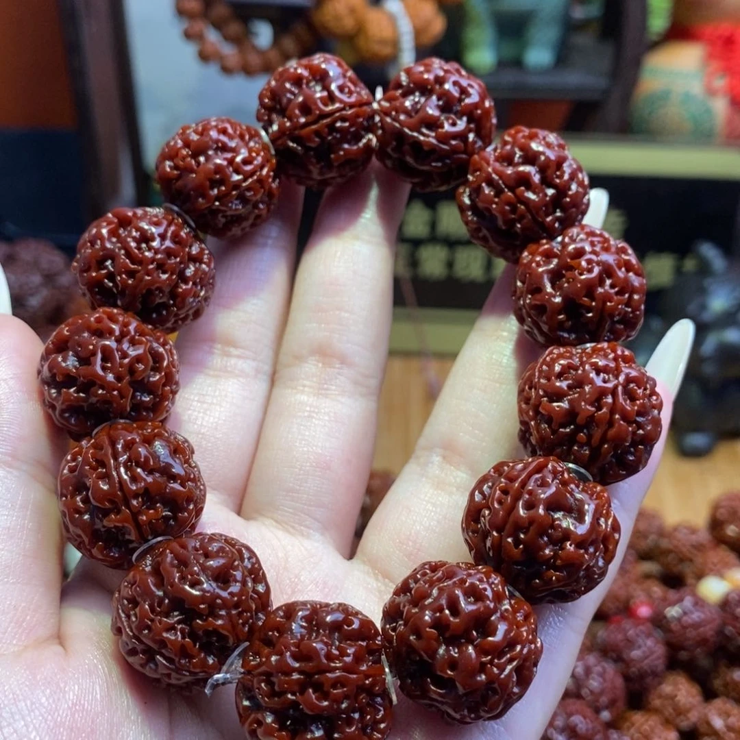 金刚菩提手串205黑金玉华