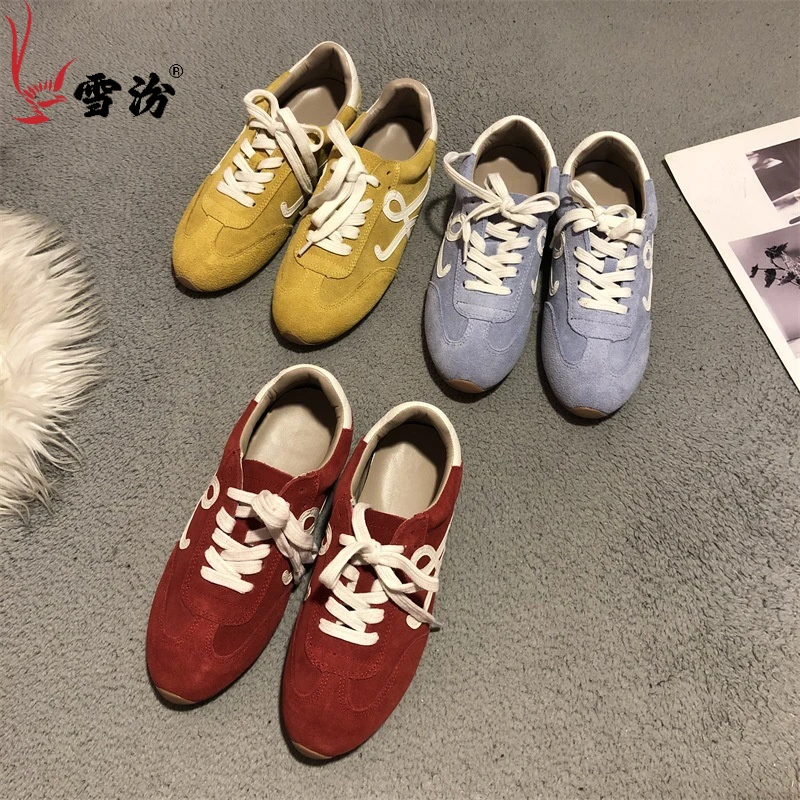 女鞋板鞋复古低帮单鞋运动鞋帆布鞋百搭夏季软底潮流潮鞋韩版雪汾