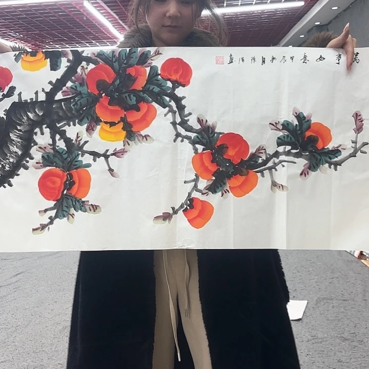 国画无毛或被短柔