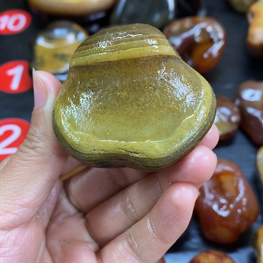 玛瑙/玉髓未镶嵌手把件