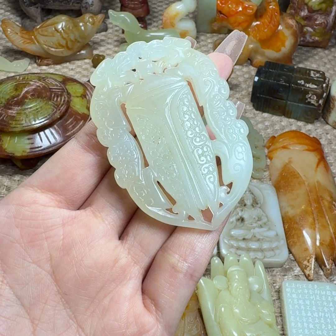 吊坠白玉菩提挂件
