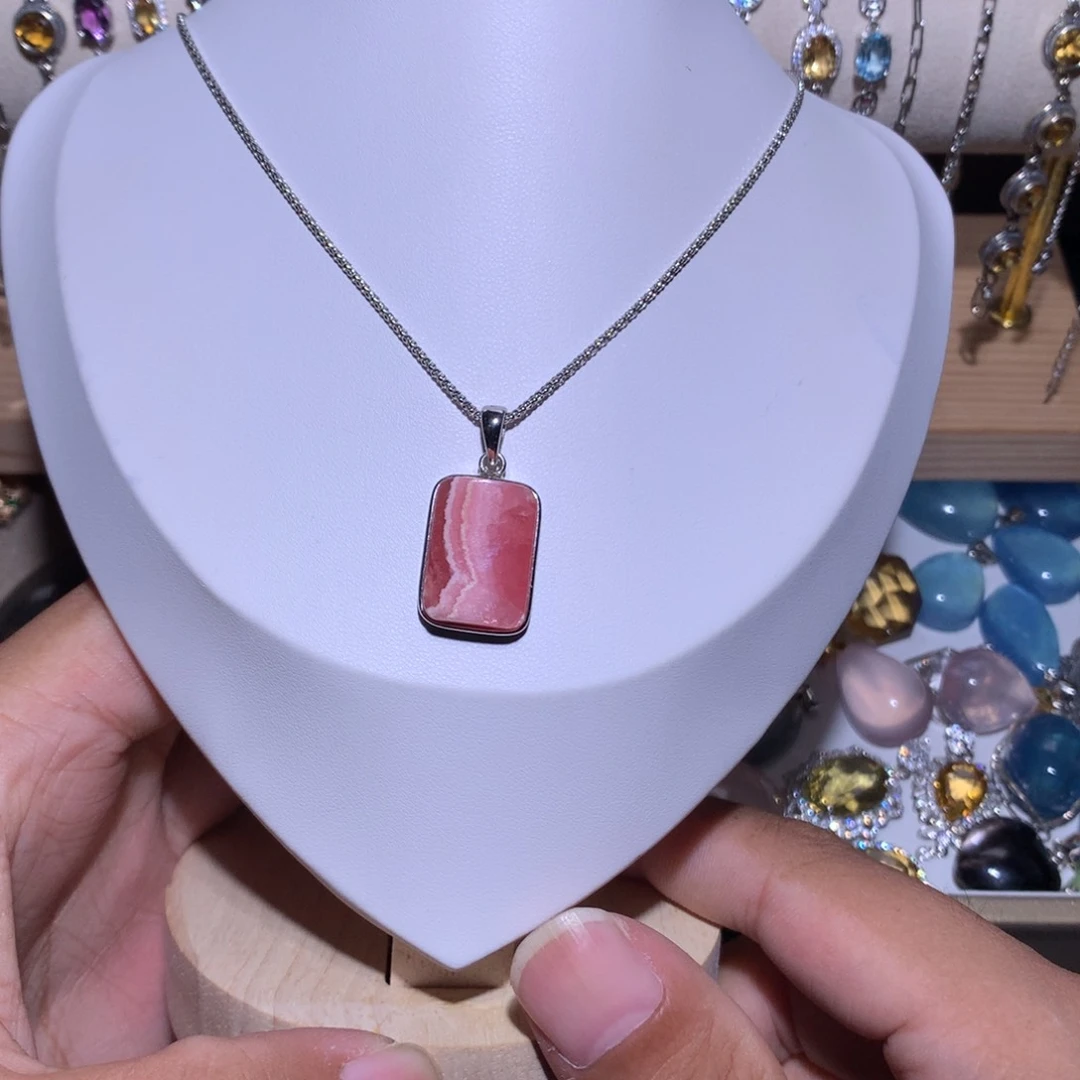 【闪购商品】黄晶手链银S925镶嵌吊坠