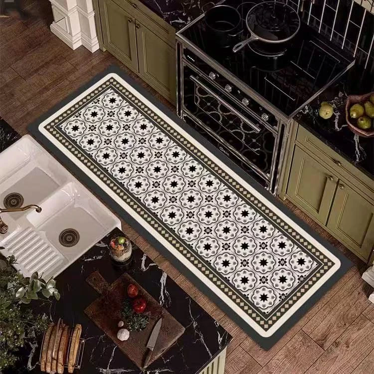 8366【60*200】 硅藻泥吸水防滑地垫门口地毯玄浴室简约入户