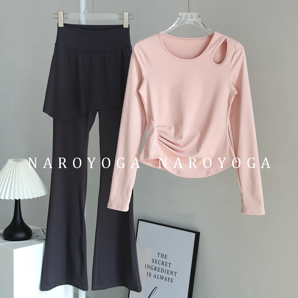 跑步运动套装女晨跑服时尚户外羽毛球2025秋季新款健身瑜伽服上衣