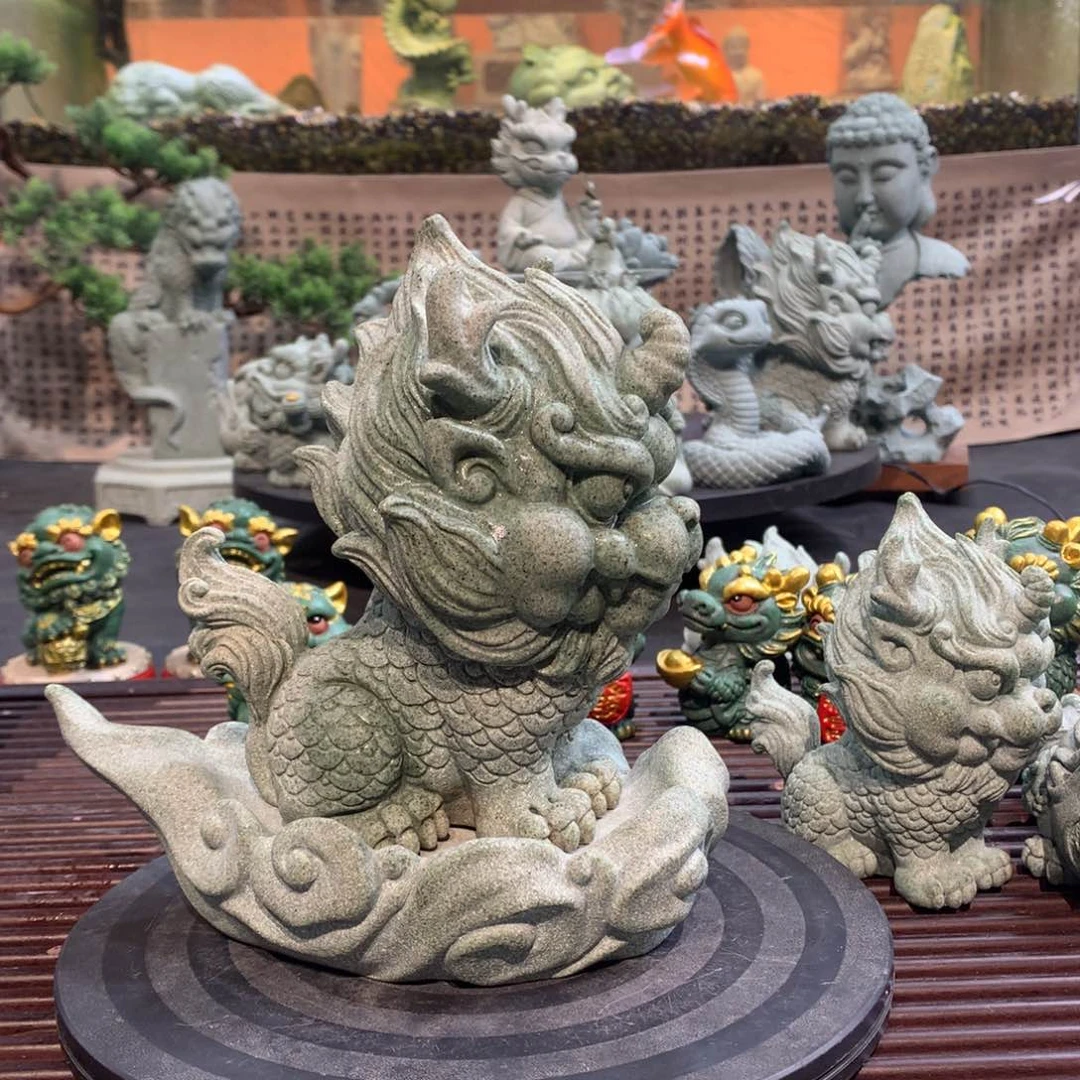 .麒麟踏祥云组合大号