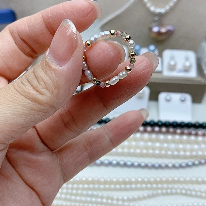 淡水珍珠戒指未镶嵌