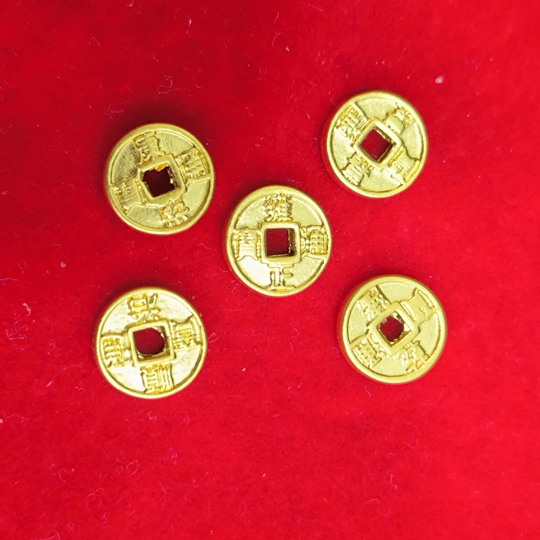 【思思专享】足金999 铜钱 0.78 ZP 添金纳福