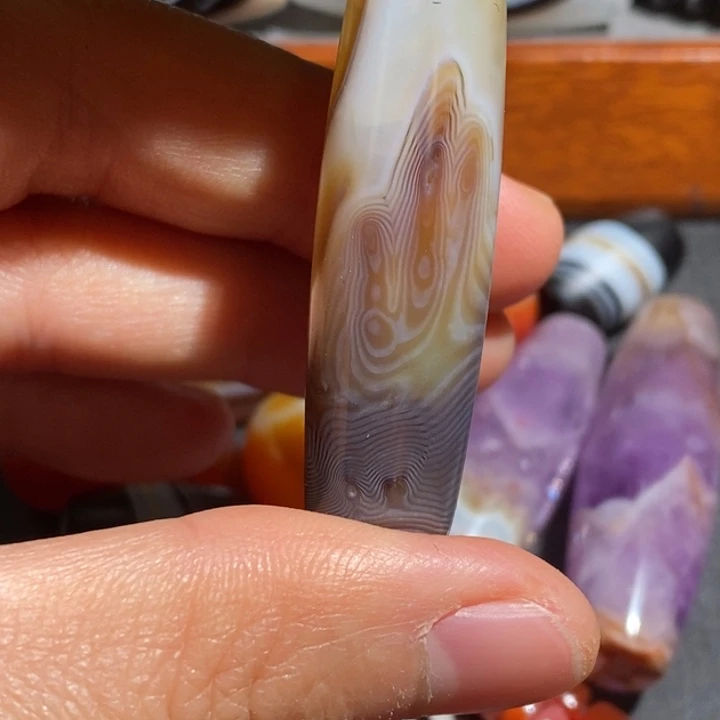 玛瑙/玉髓未镶嵌项链