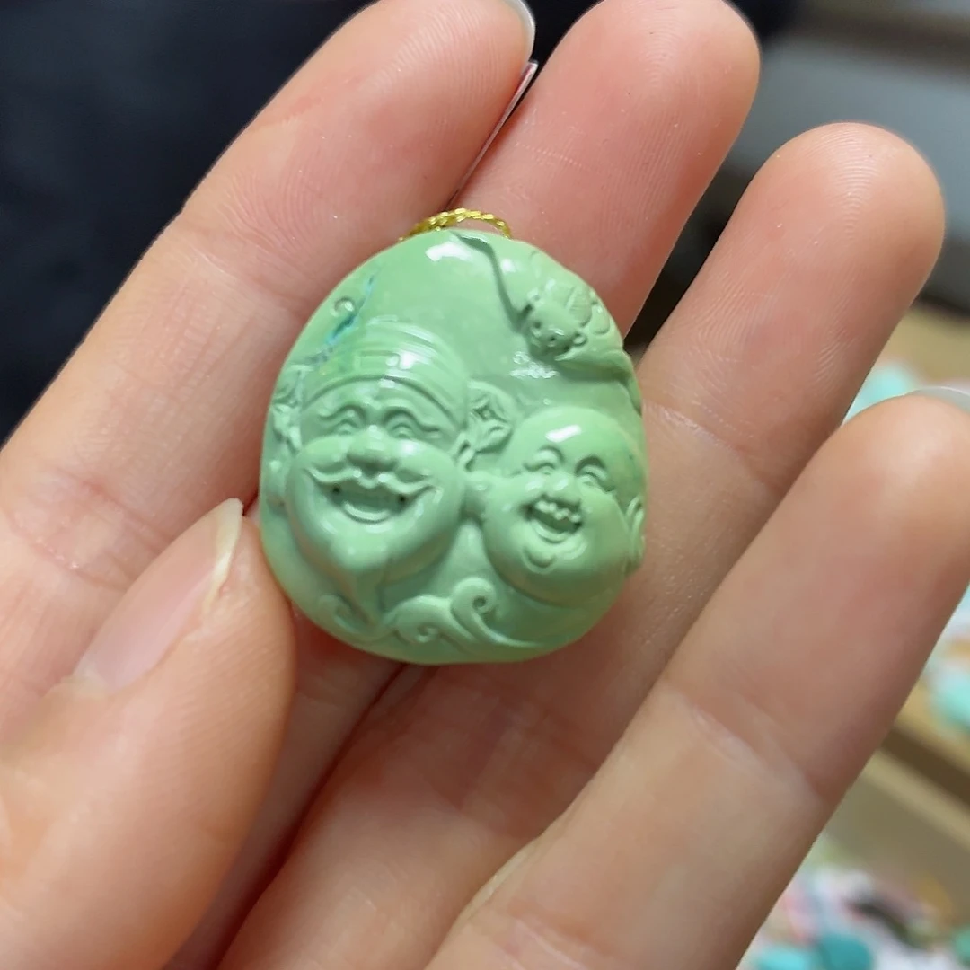 未镶嵌绿松石珠宝奇石