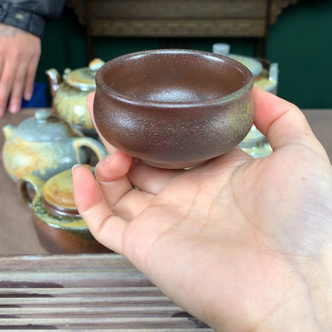 紫砂茶壶纯自然柴烧