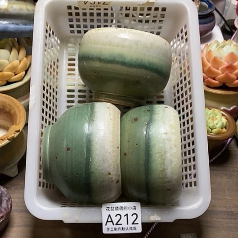 紫砂花盆212微瑕品口径8.5左右