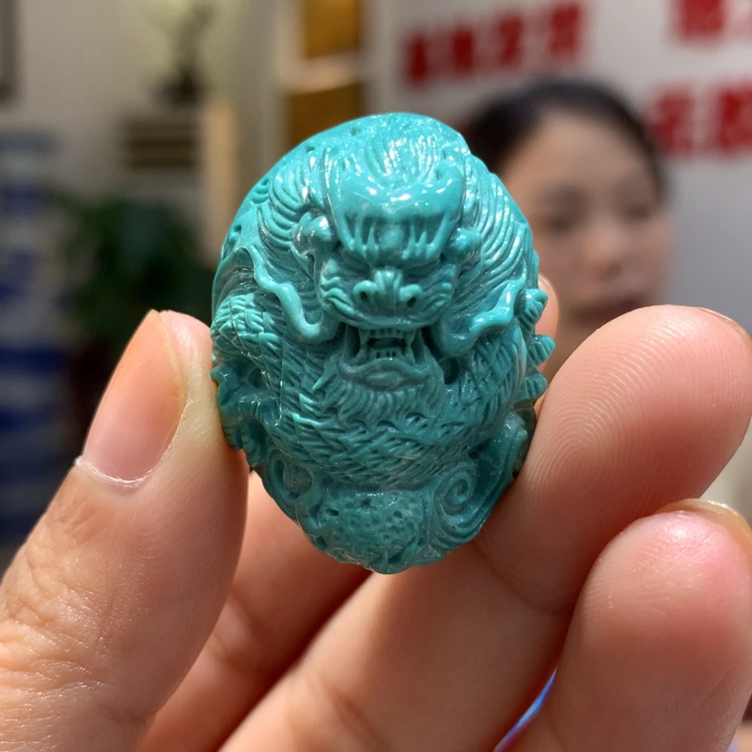 未镶嵌绿松石吊坠