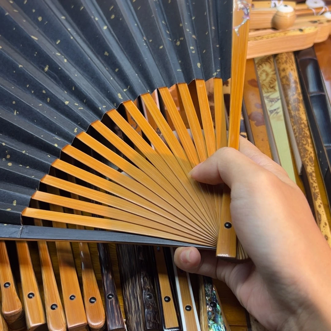 扇子小****鱼双鱼螺钿双合程莹