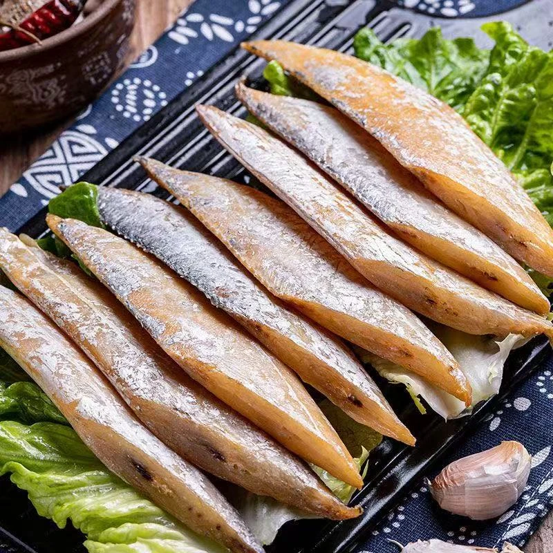 【半斤/一斤】渔民自晒咸带鱼千去头去尾腌制咸味正宗咸带鱼带鱼干T