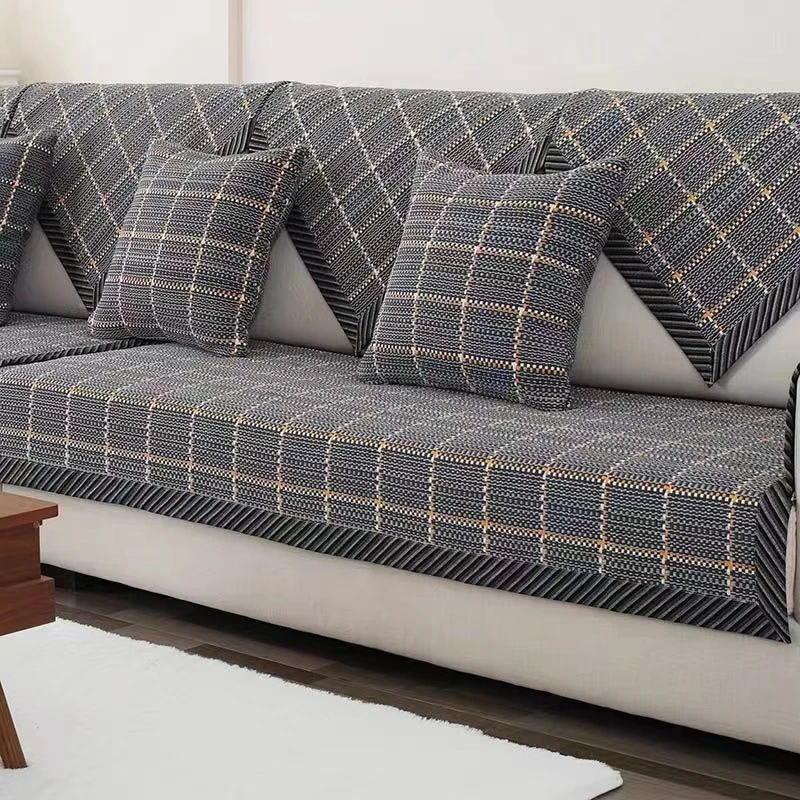 北欧风棉麻沙发垫四季通用时尚小清新防滑沙发巾