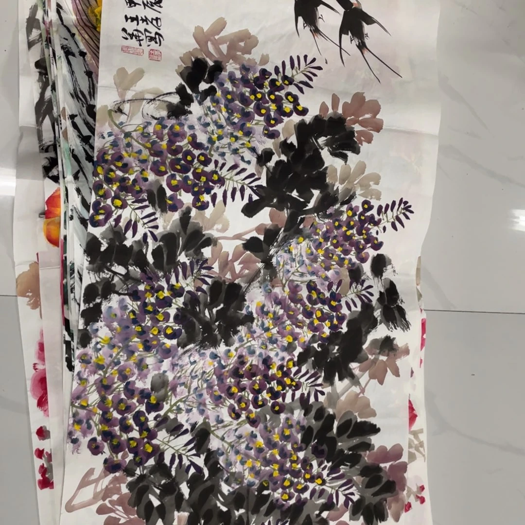 国画王孝华老师绘画