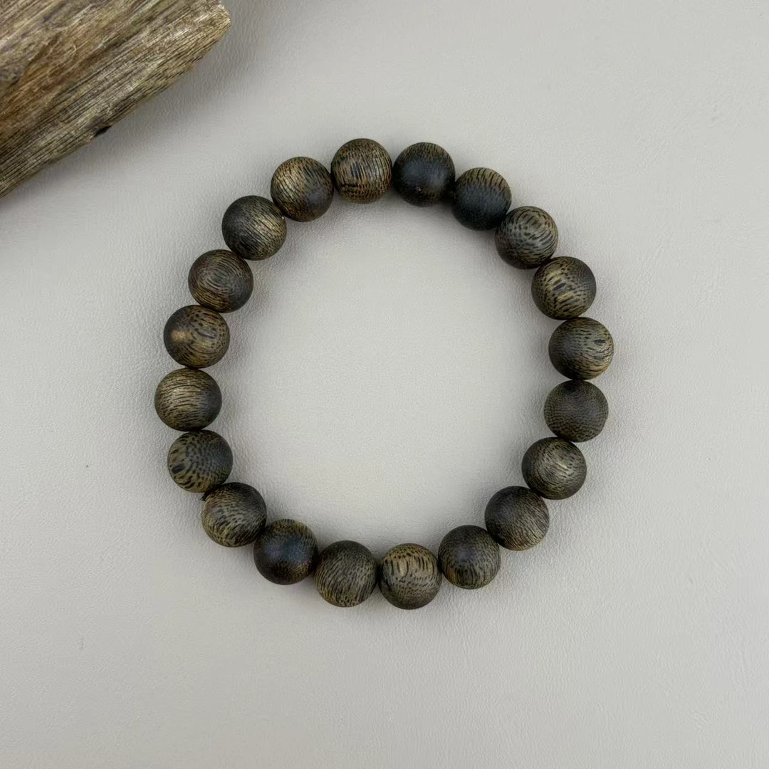 沉香【鹏友专属】棋楠10MM圆珠单圈一条 多样性发货（76）