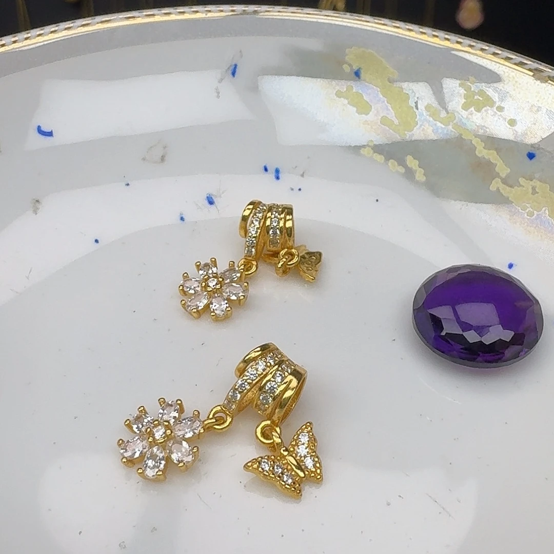 颈饰紫晶银S925镶嵌紫水晶925镶嵌164