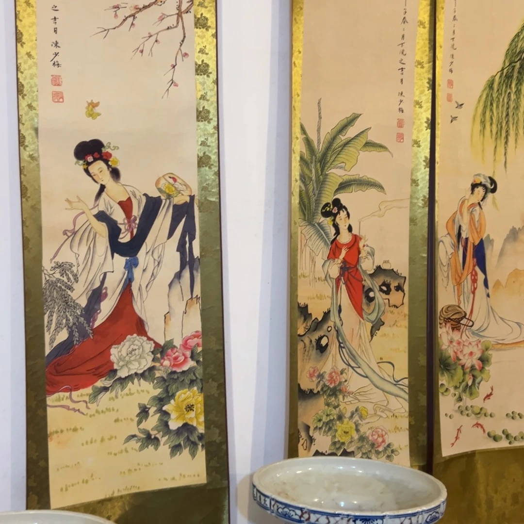 用***2摆件精品画卷收藏经典