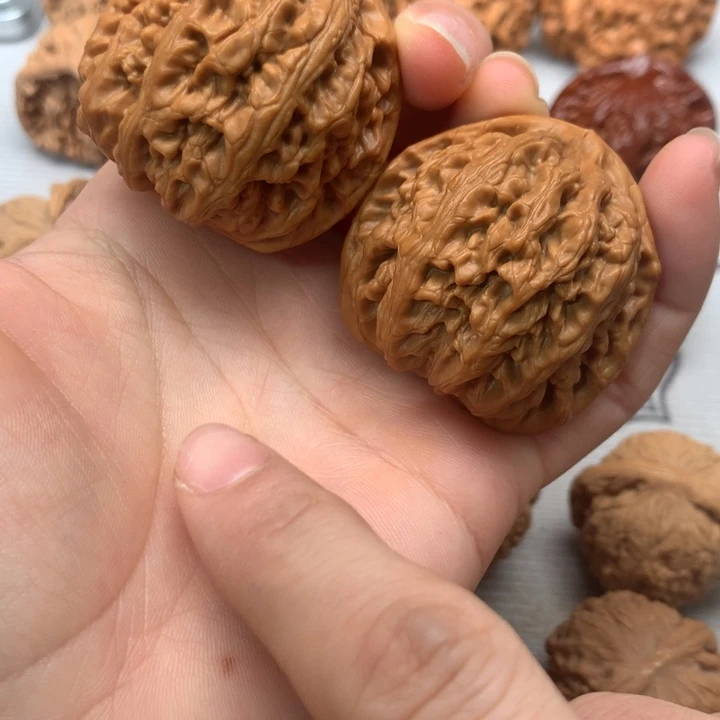 把件文玩核桃红锦鲤43