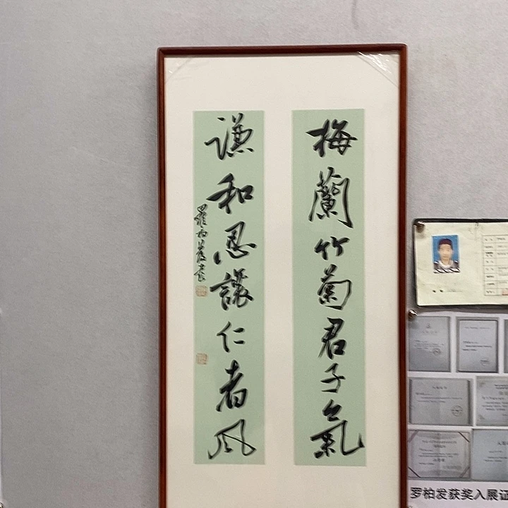 书法罗柏发书法梅兰