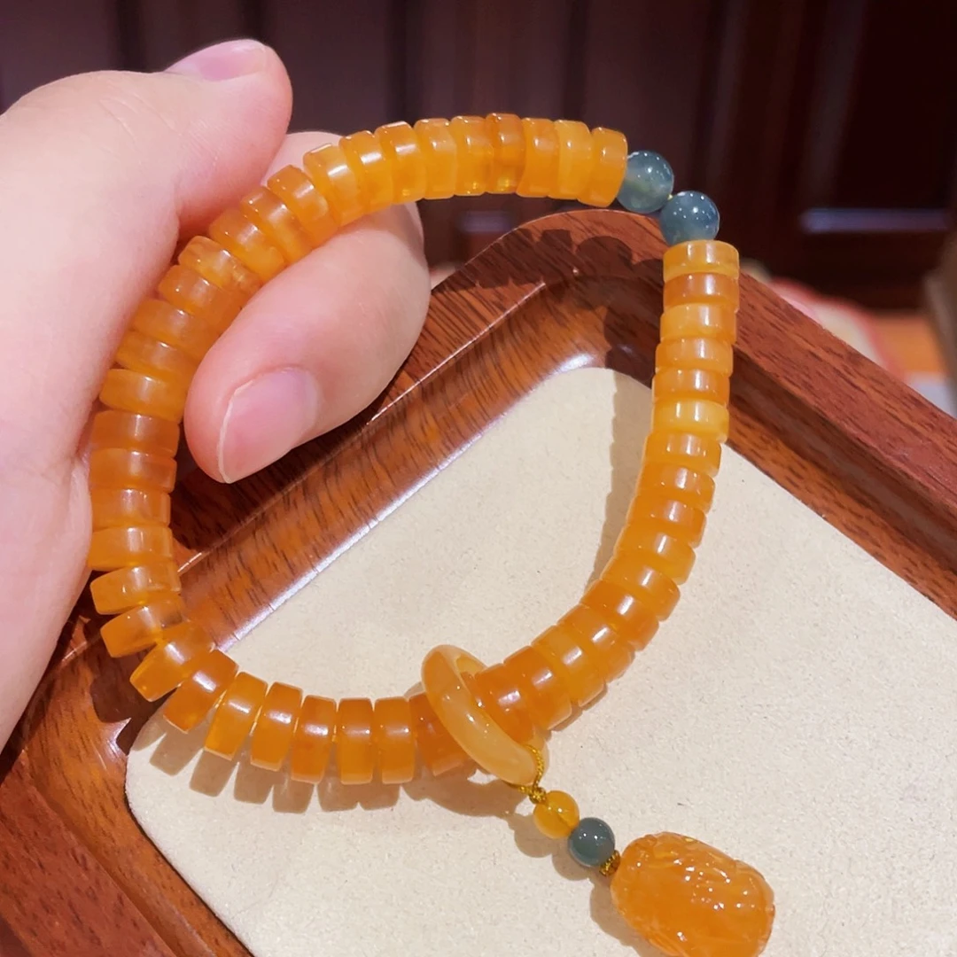 蜜蜡手链未镶嵌手串