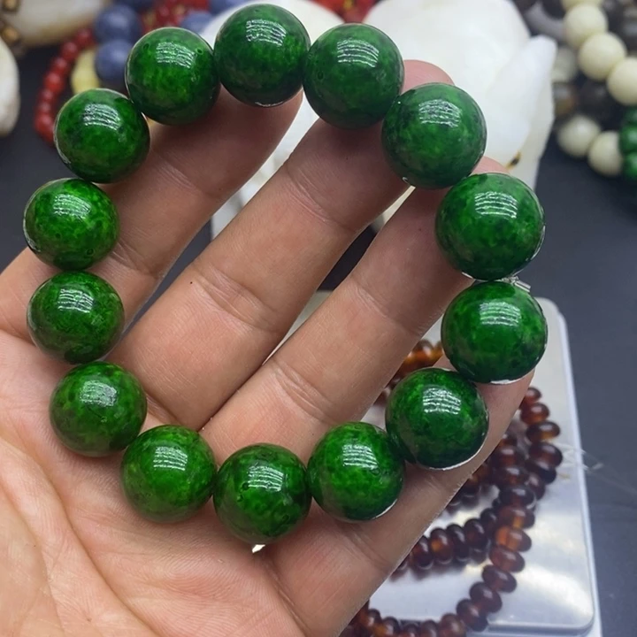 大果紫檀（缅甸花梨）1.6绿球手串