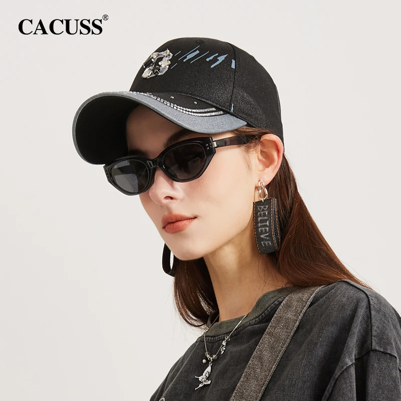 【星耀】Cacuss棒球帽女高级感大头围四季可调节鸭舌帽男户外运动帽