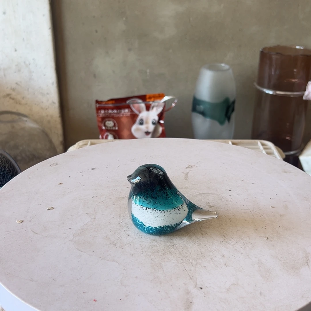 弘扬琉璃花器微瑕高度8