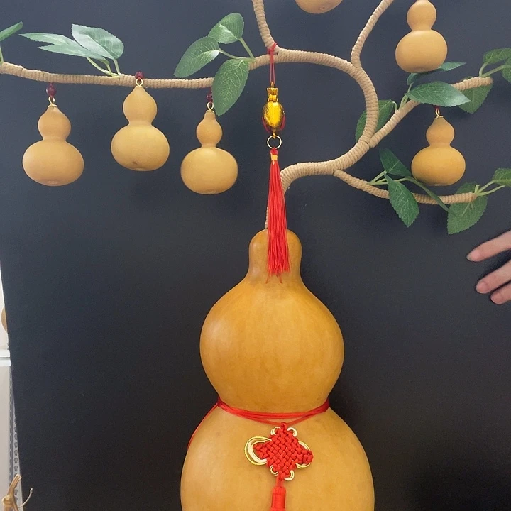 木质类七个小葫芦摆件