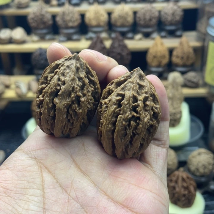 文玩核桃把件楸子42