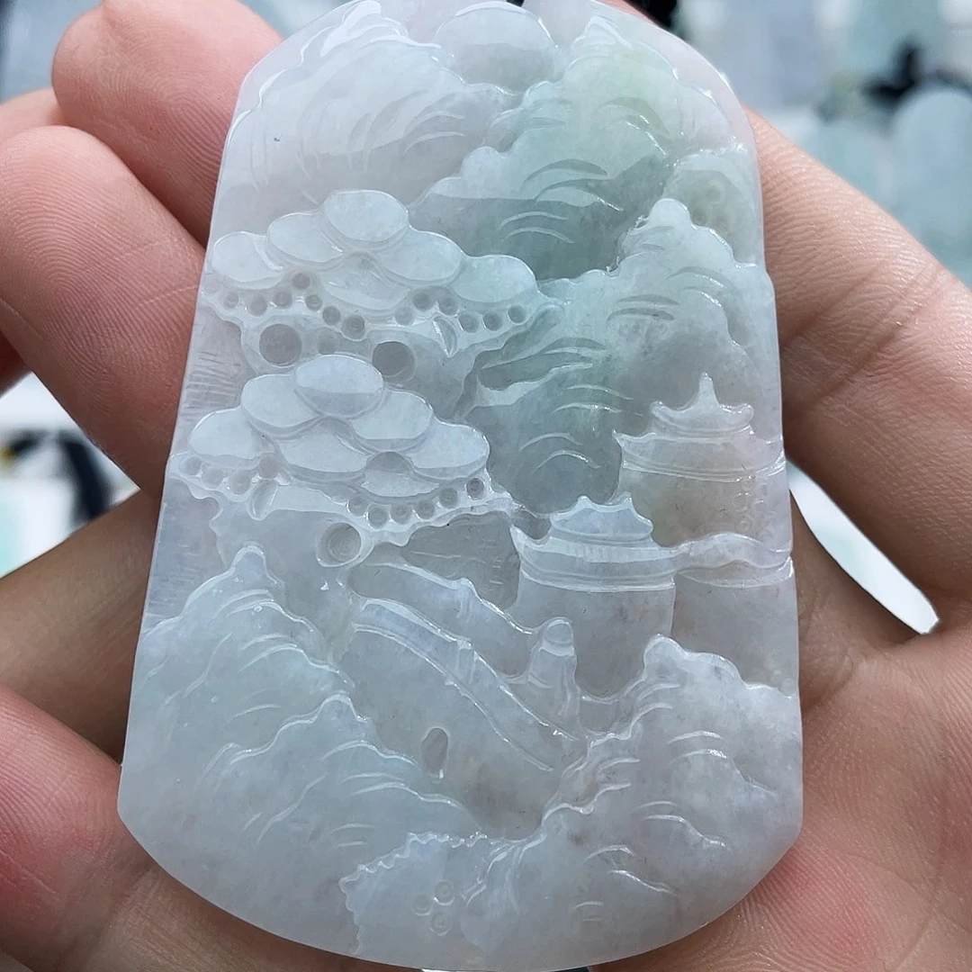 颈饰未镶嵌翡翠幸**生翡翠