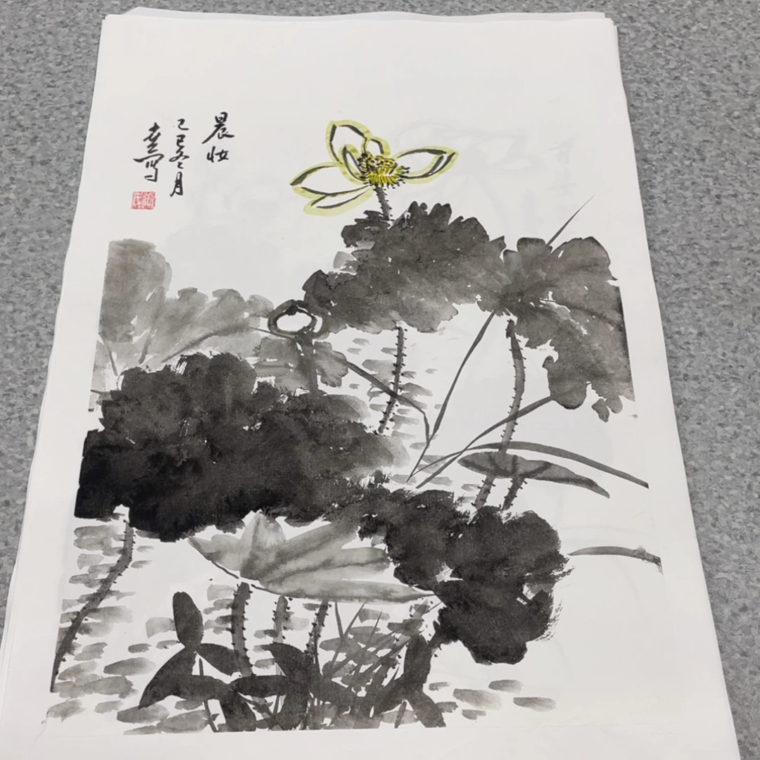 国画1.4平尺国画作品