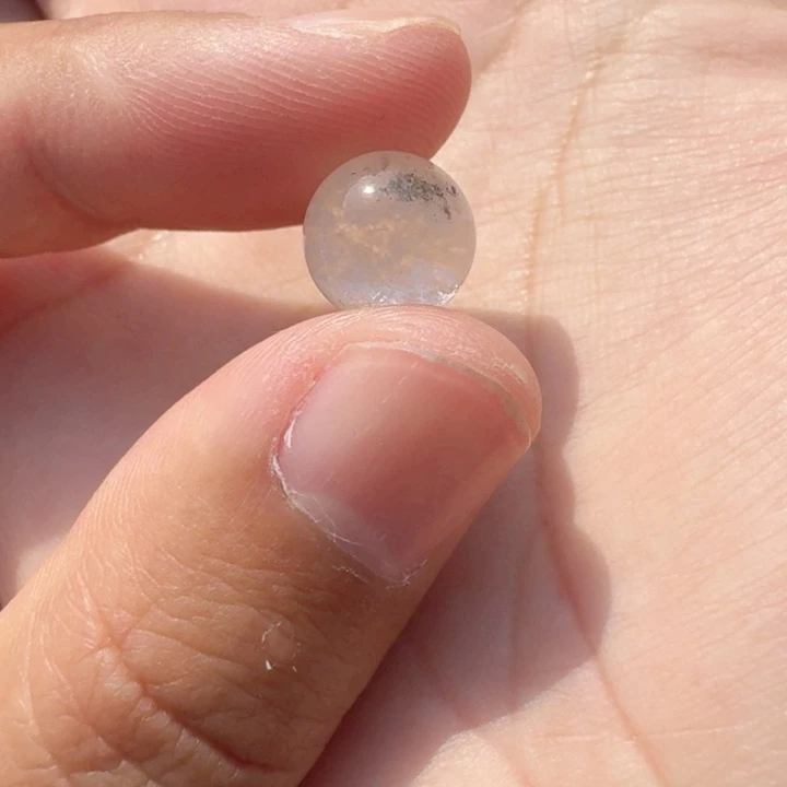 水晶单珠未镶嵌打孔