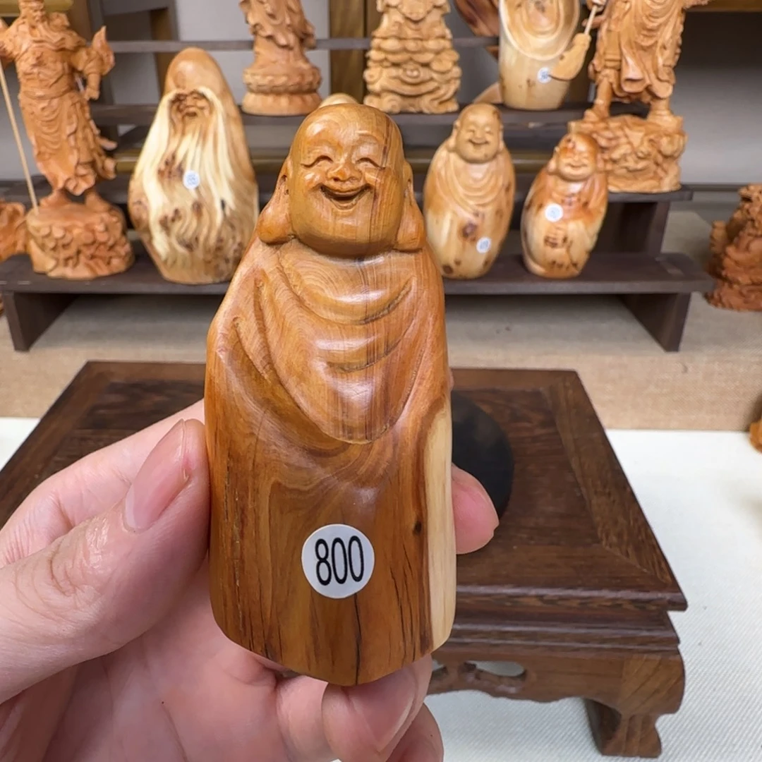 崖柏小木匠艺雕一物一拍