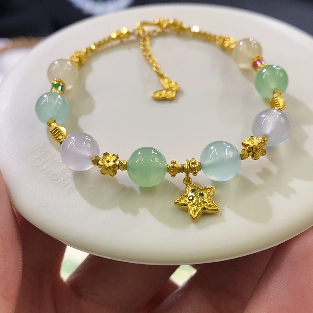 足金镶嵌挂件翡翠亏清处理（仅限买断）