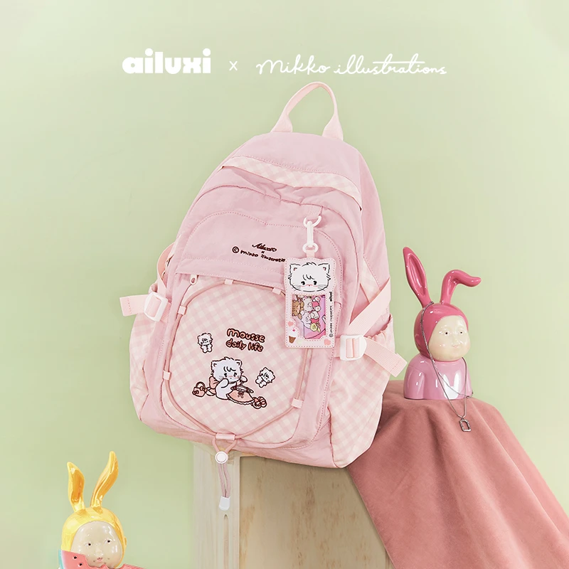 爱路喜mikko联名包包原创设计双肩包女旅游轻便高颜值大容量背包